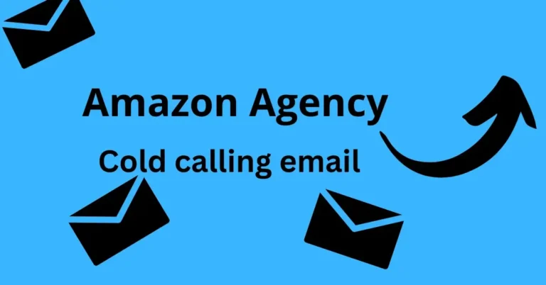 amazon agency cold calling email